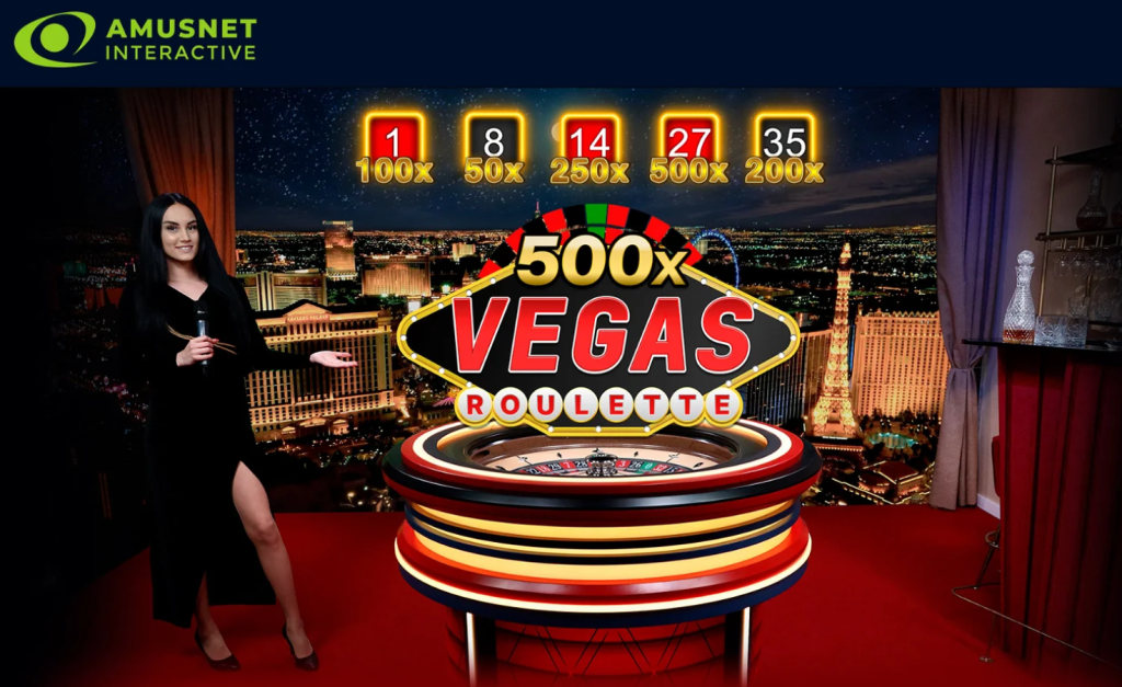 Amusnet Interactive с нов подход към рулетката на живо с Vegas Roulette 500x